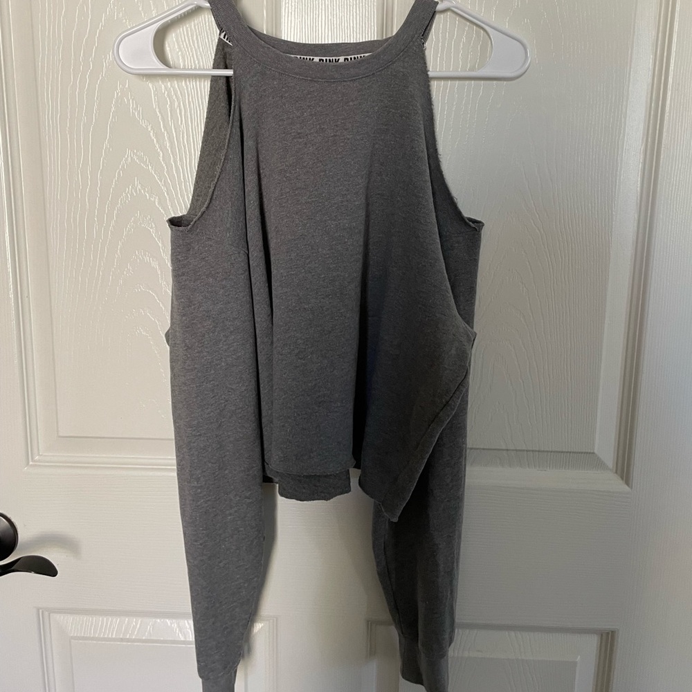 PINK crop long sleeve